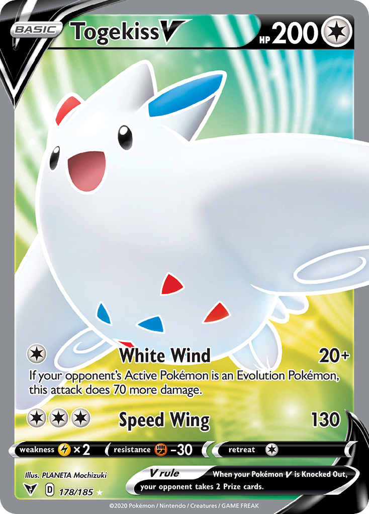 Vivid Voltage Togekiss V #178/185